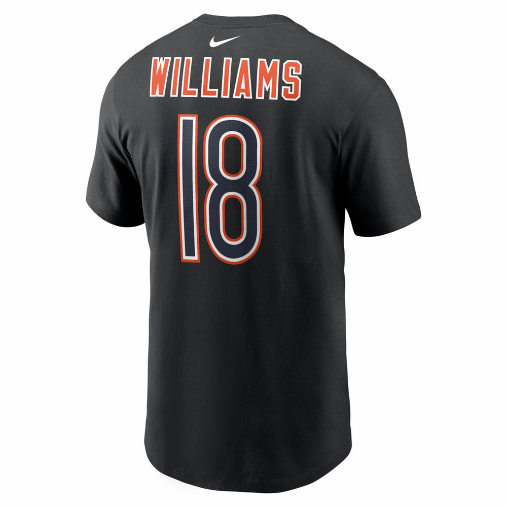 Caleb Williams  Carbon Name & Number T-Shirt - Chicago Bears T-shirts