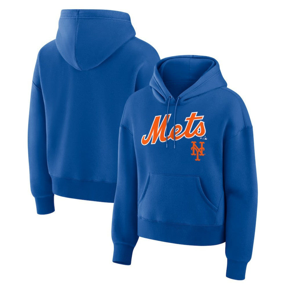 Royal New York Mets Fanatics Women's Lockup Legacy Fleece Hoodie