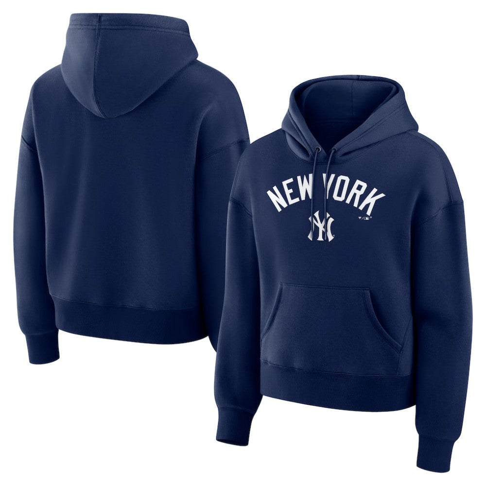 Navy New York Yankees Fanatics Women's Lockup Legacy Fleece Hoodie