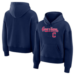 Navy Cleveland Guardians Fanatics Women's Lockup Legacy Fleece Hoodie