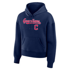 Navy Cleveland Guardians Fanatics Women's Lockup Legacy Fleece Hoodie