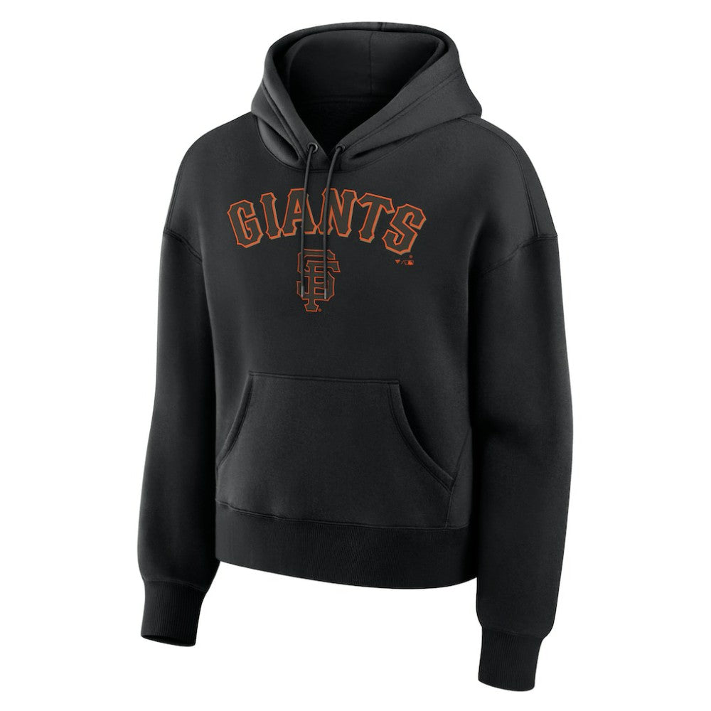 Black San Francisco Giants Fanatics Women's Lockup Legacy Fleece Hoodie