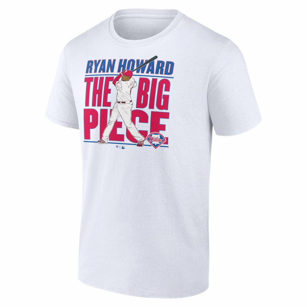 White Ryan Howard Philadelphia Phillies Fanatics Cooperstown Collection Player T-Shirt