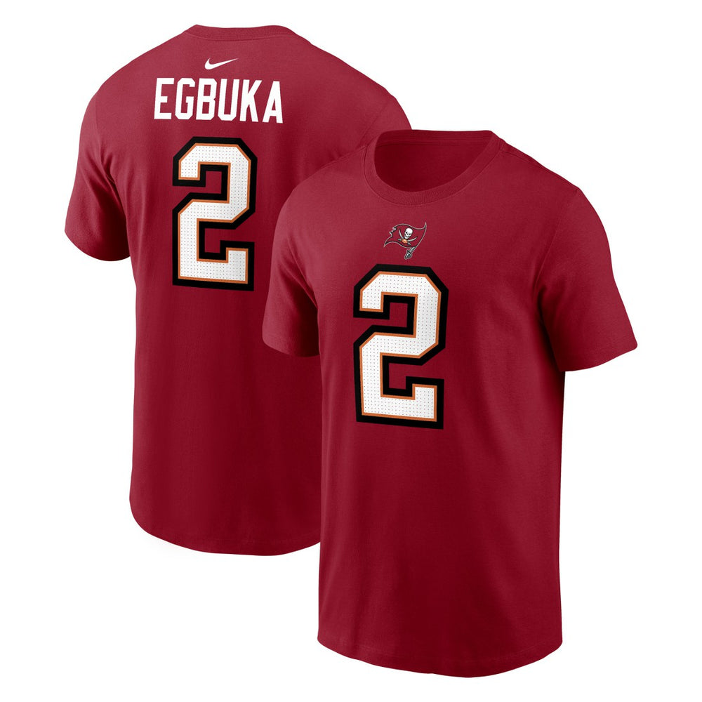 Emeka Egbuka  Player Name & Number T-Shirt - Tampa Bay Buccaneers T-shirts