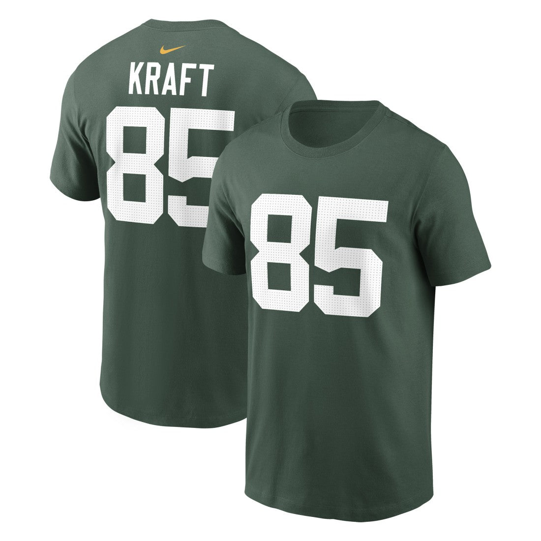 Tucker Kraft  Player Name & Number T-Shirt - Green Bay Packers T-shirts