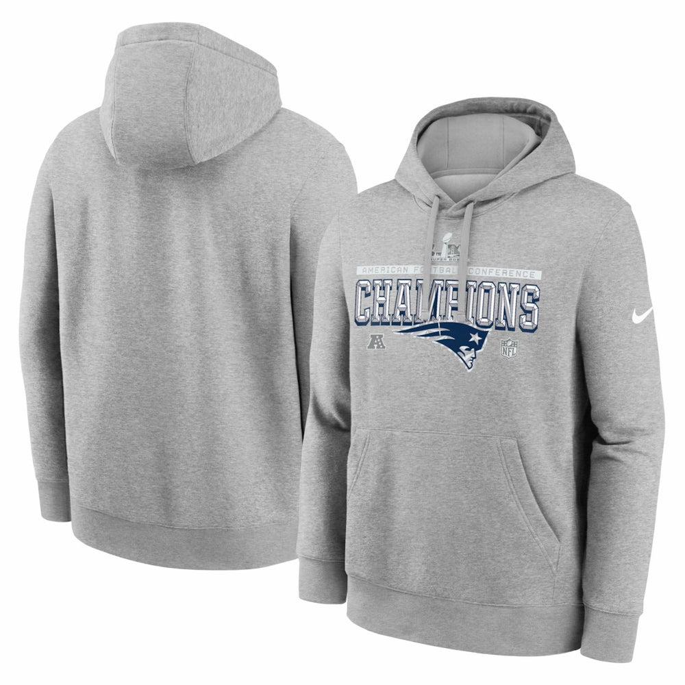 2025 AFC Champions Locker Room Trophy Collection Hoodie - New England Patriots Hoodies