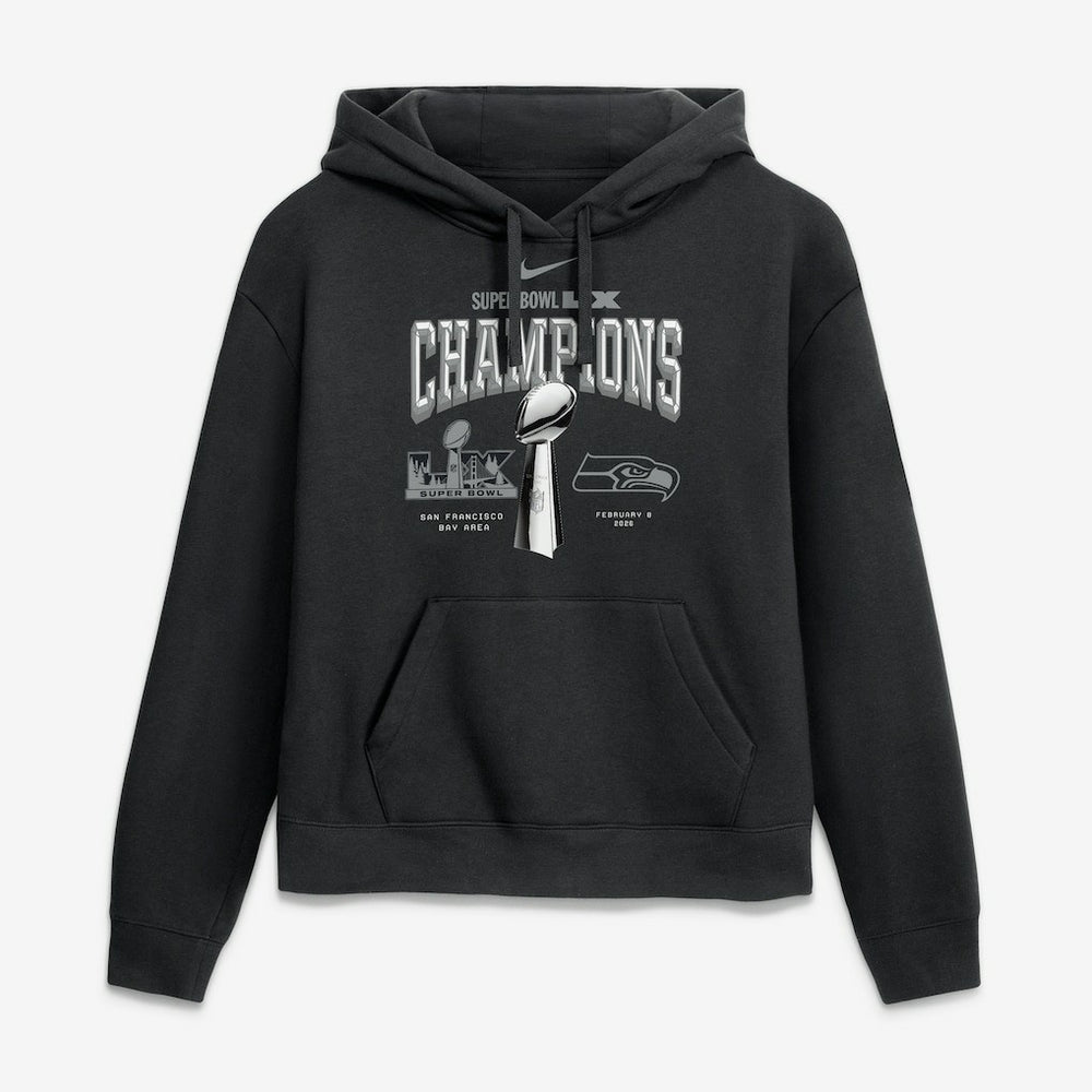 Women's Super Bowl LX Champions Locker Room Trophy Collection Hoodie - Seattle Seahawks Hoodies