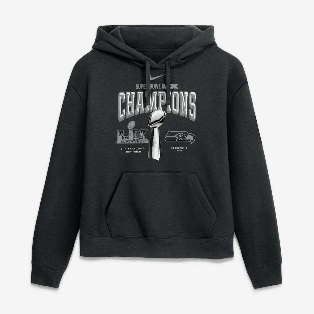 Women's Super Bowl LX Champions Locker Room Trophy Collection Hoodie - Seattle Seahawks Hoodies