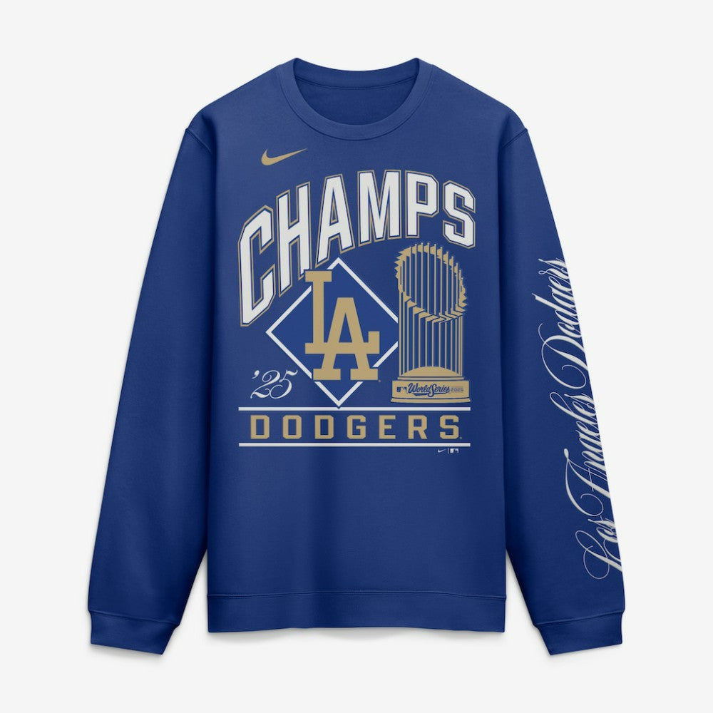 Royal Los Angeles Dodgers Nike 2026 Gold Collection Fleece Pullover