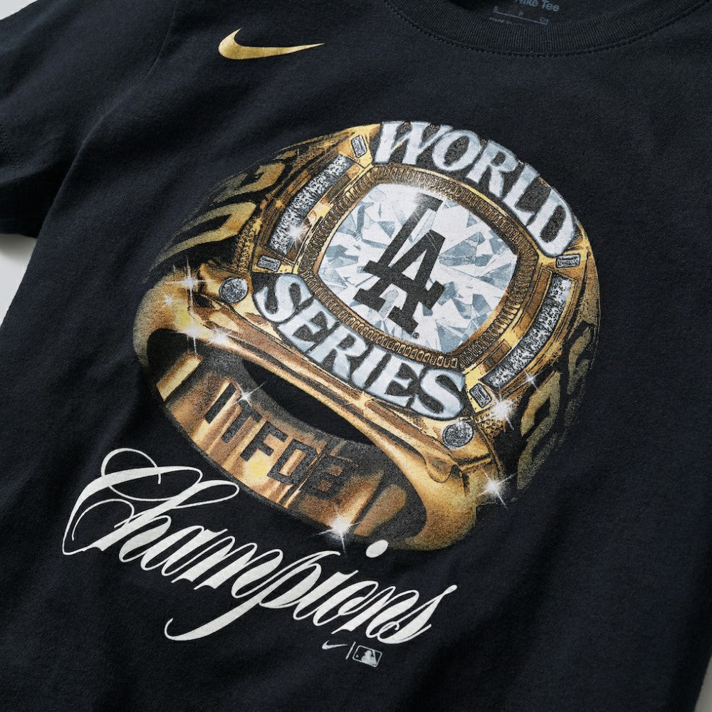 Black Los Angeles Dodgers Nike Women's 2026 Gold Collection Graphic T-Shirt