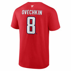 NHL Alexander Ovechkin Washington Capitals Fanatics Authentic Stack Name & Number T-Shirt
