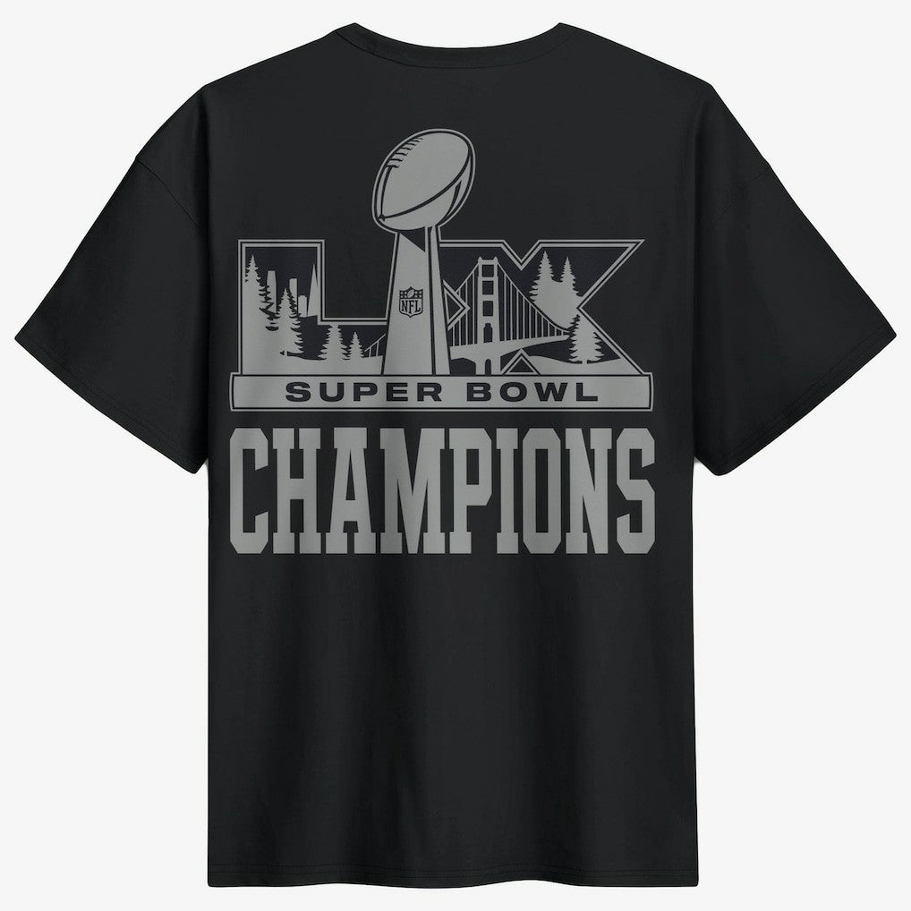 Super Bowl LX Champions Locker Room Trophy Collection Authentic T-Shirt - Seattle Seahawks T-shirts