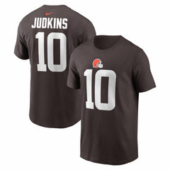 Quinshon Judkins  Name & Number T-Shirt - Cleveland Browns T-shirts