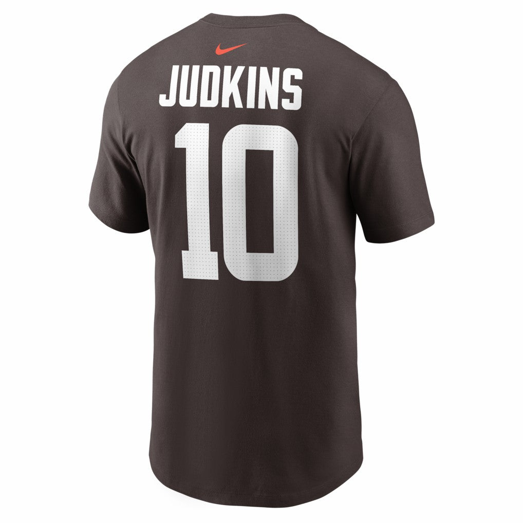 Quinshon Judkins  Name & Number T-Shirt - Cleveland Browns T-shirts