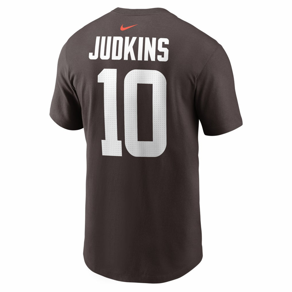 Quinshon Judkins  Name & Number T-Shirt - Cleveland Browns T-shirts