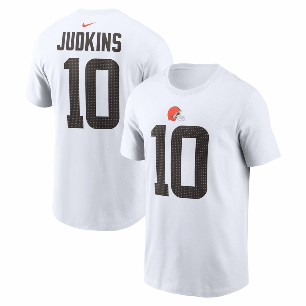 Quinshon Judkins  Name & Number T-Shirt - Cleveland Browns T-shirts
