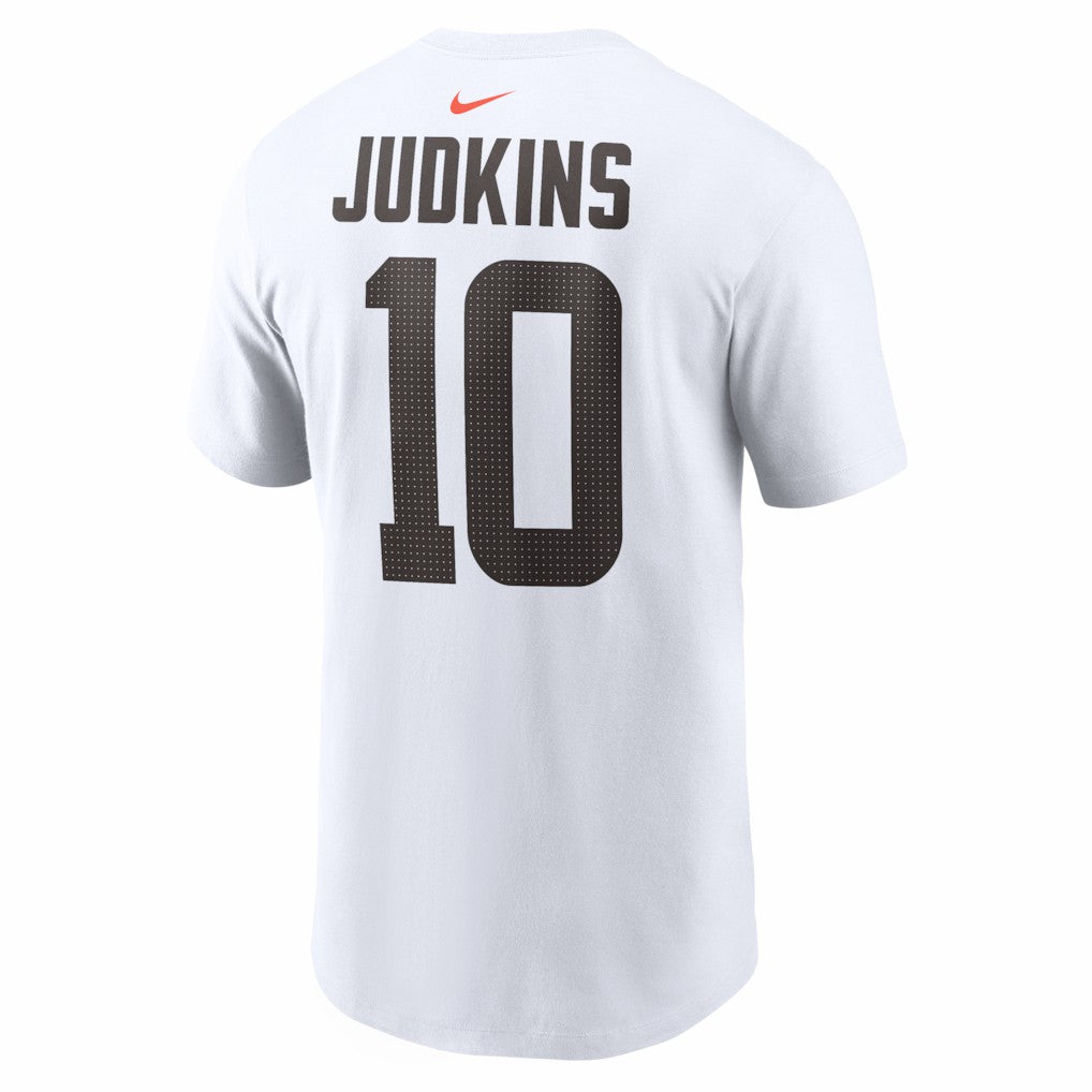 Quinshon Judkins  Name & Number T-Shirt - Cleveland Browns T-shirts