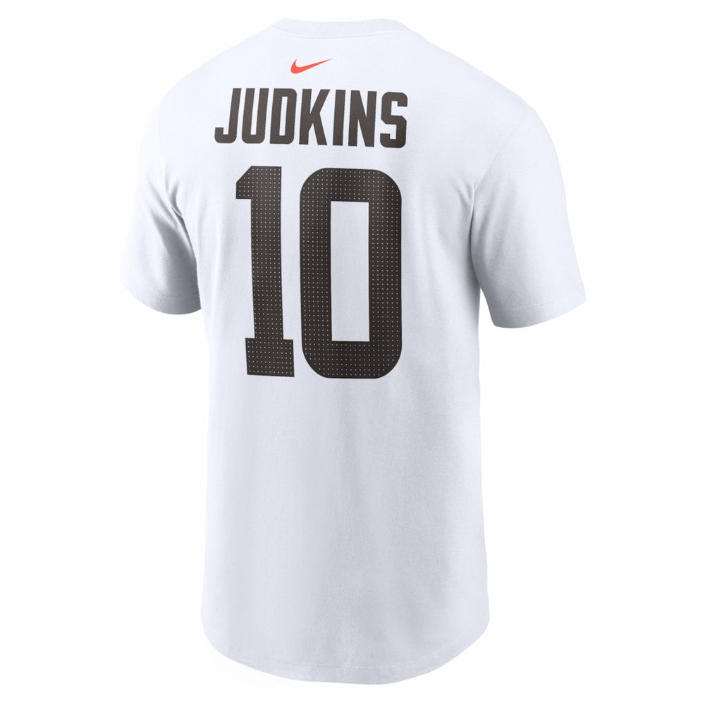 Quinshon Judkins  Name & Number T-Shirt - Cleveland Browns T-shirts