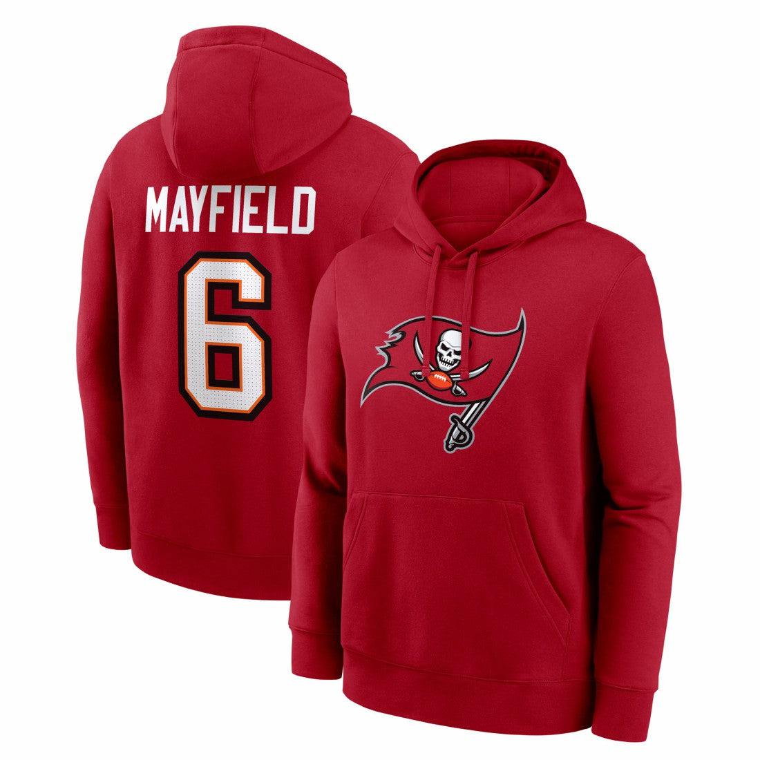 Baker Mayfield  Player Name & Number Fleece Hoodie - Tampa Bay Buccaneers Hoodies