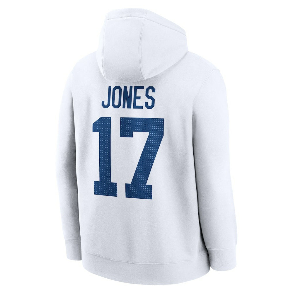 Daniel Jones  Player Name & Number Fleece Hoodie - Indianapolis Colts Hoodies