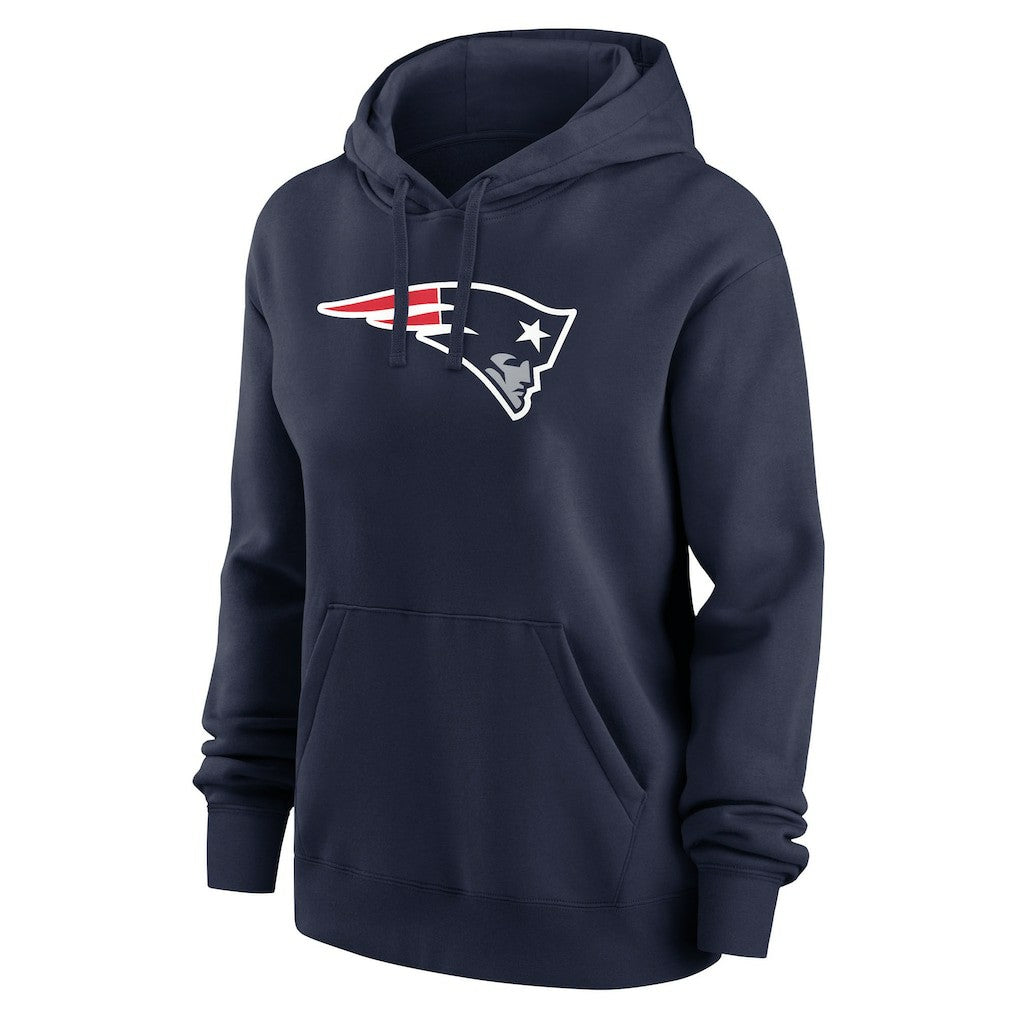 Drake Maye  Women's Player Name & Number Fleece Hoodie - New England Patriots Hoodies