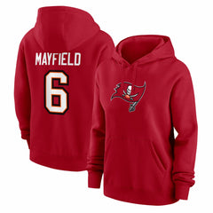 Baker Mayfield  Women's Player Name & Number Fleece Hoodie - Tampa Bay Buccaneers Hoodies