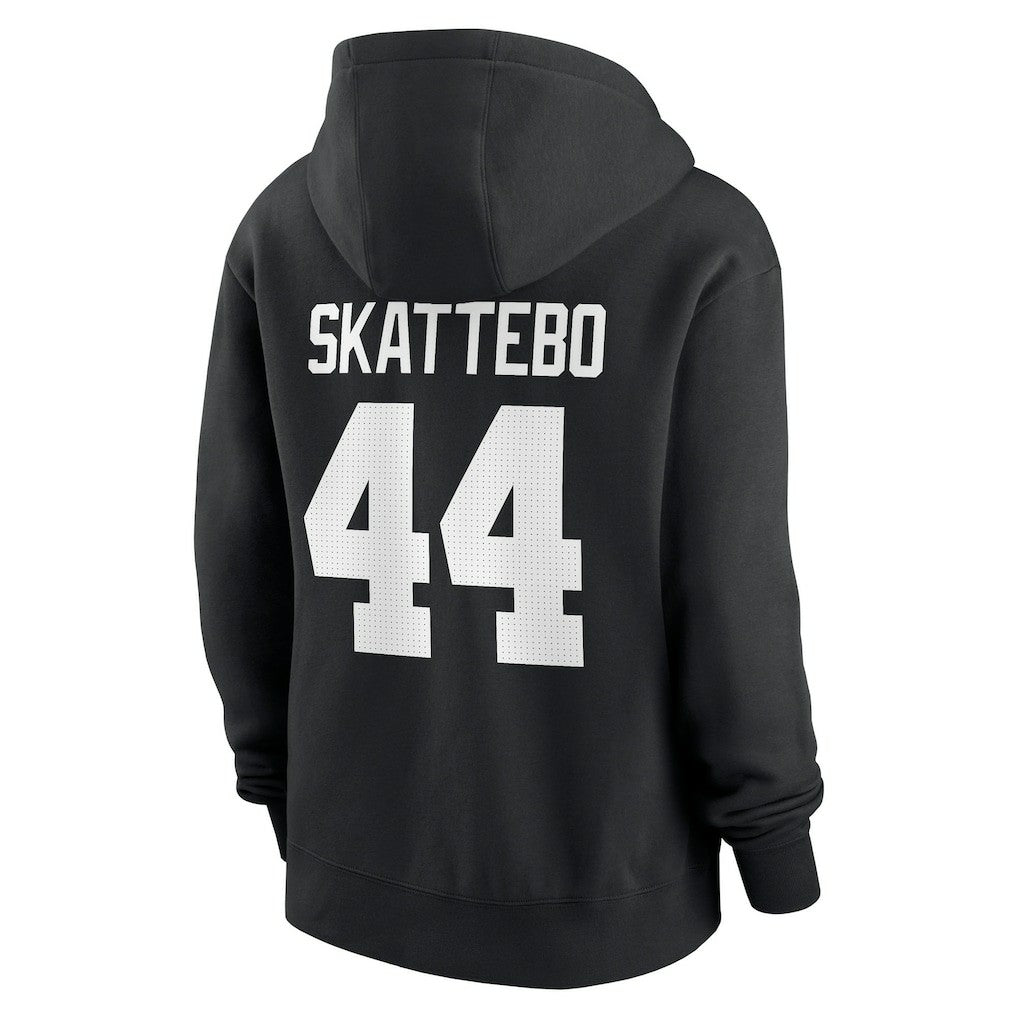 Cam Skattebo  Women's Player Name & Number Fleece Hoodie - New York Giants Hoodies