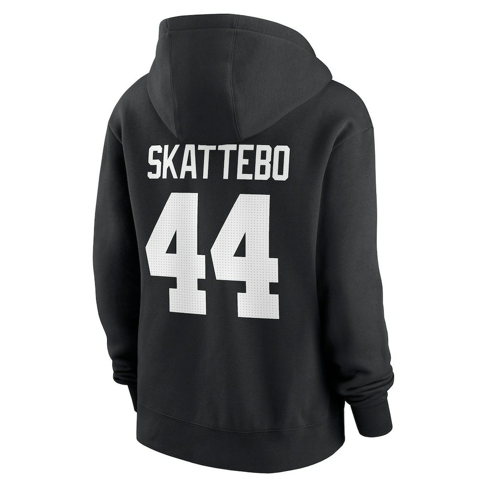 Cam Skattebo  Women's Player Name & Number Fleece Hoodie - New York Giants Hoodies
