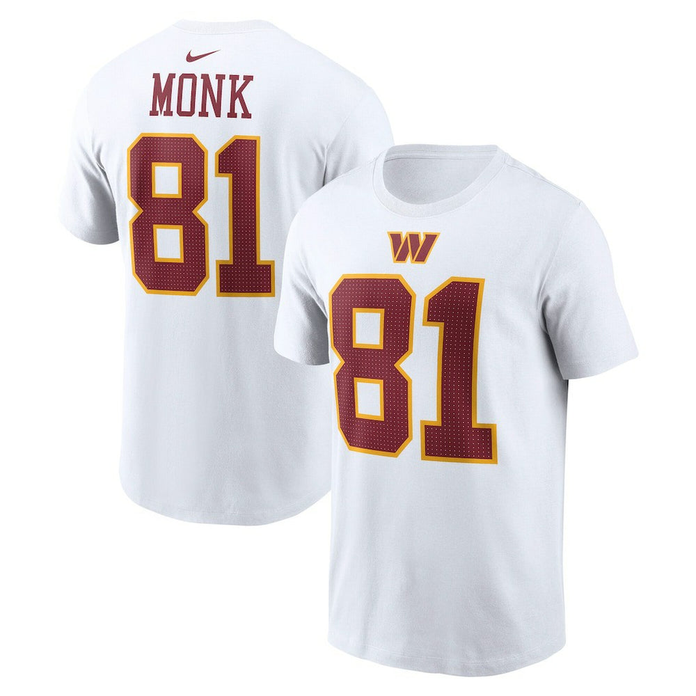 Art Monk  Retired Player Name & Number T-Shirt - Washington Commanders T-shirts
