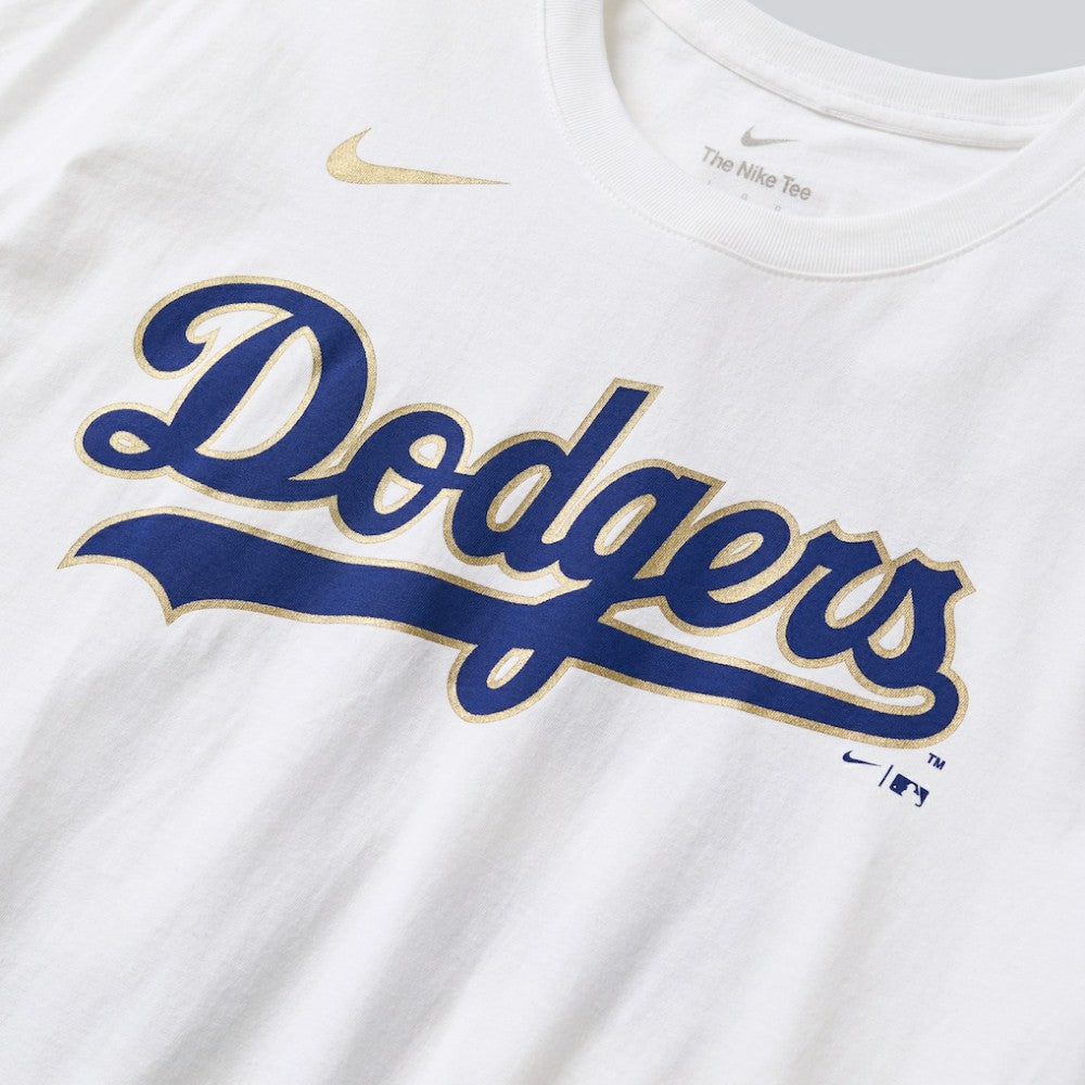 White Shohei Ohtani Los Angeles Dodgers Nike 2026 Gold Collection Name & Number T-Shirt