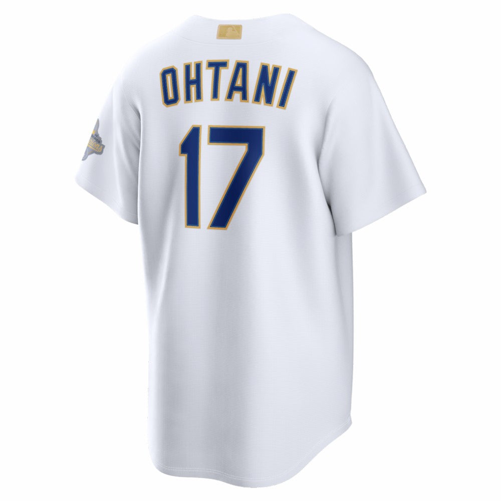 White Shohei Ohtani Los Angeles Dodgers Nike 2026 Gold Collection Stadium Jersey