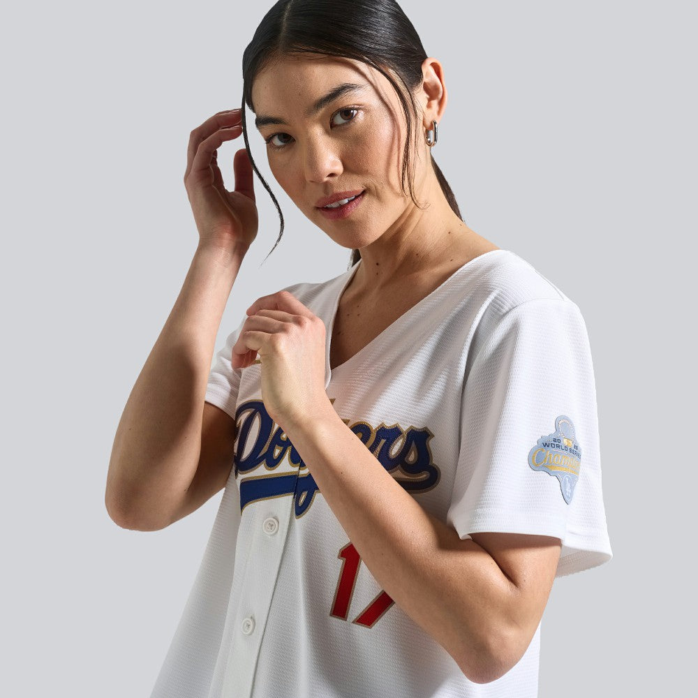 White Shohei Ohtani Los Angeles Dodgers Nike Women's 2026 Gold Collection Stadium Jersey