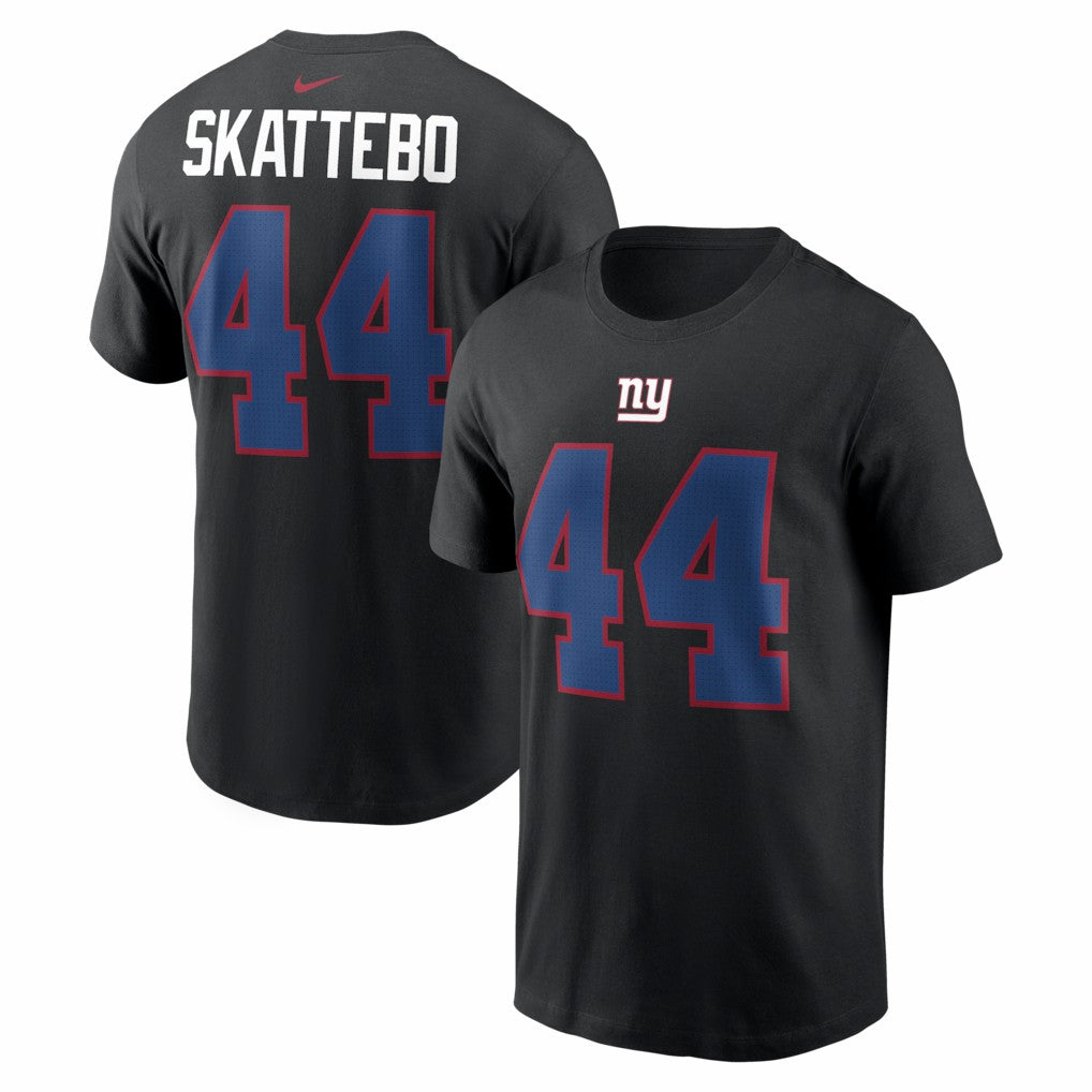Cam Skattebo  Name & Number T-Shirt - New York Giants T-shirts