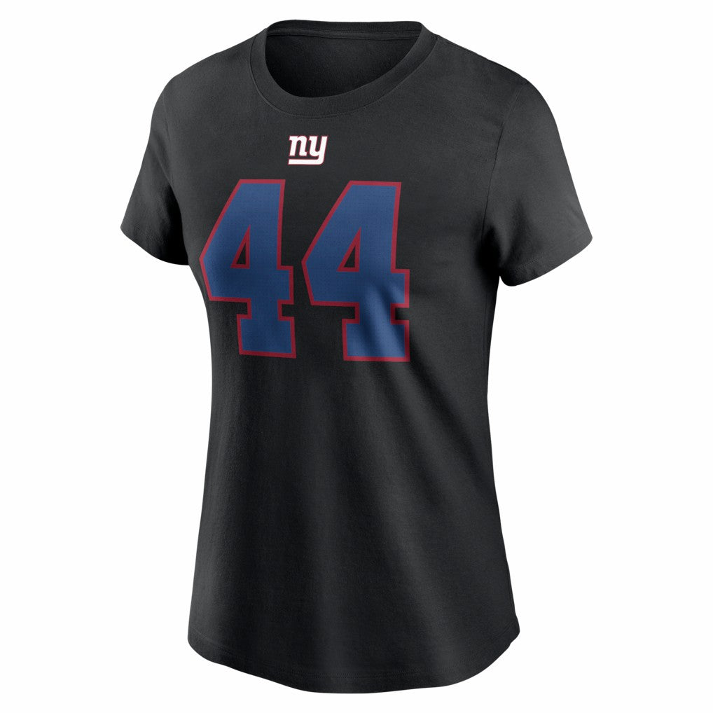 Cam Skattebo  Women's Name & Number T-Shirt - New York Giants T-shirts