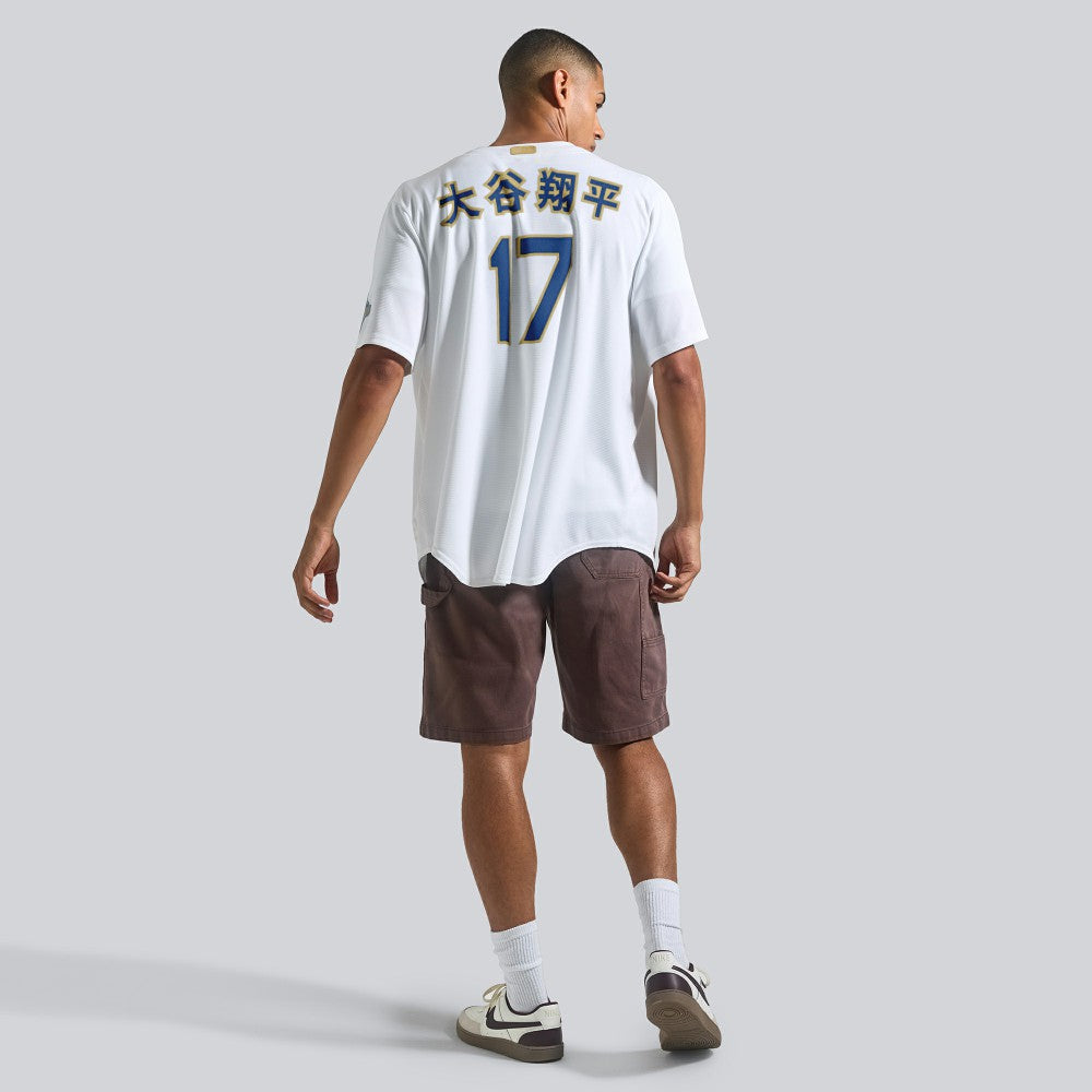 White Shohei Ohtani Los Angeles Dodgers Nike 2026 Gold Collection Kanji Stadium Jersey