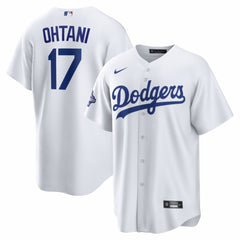 White Shohei Ohtani Los Angeles Dodgers Nike 2025 World Series Champions Home Replica Jersey