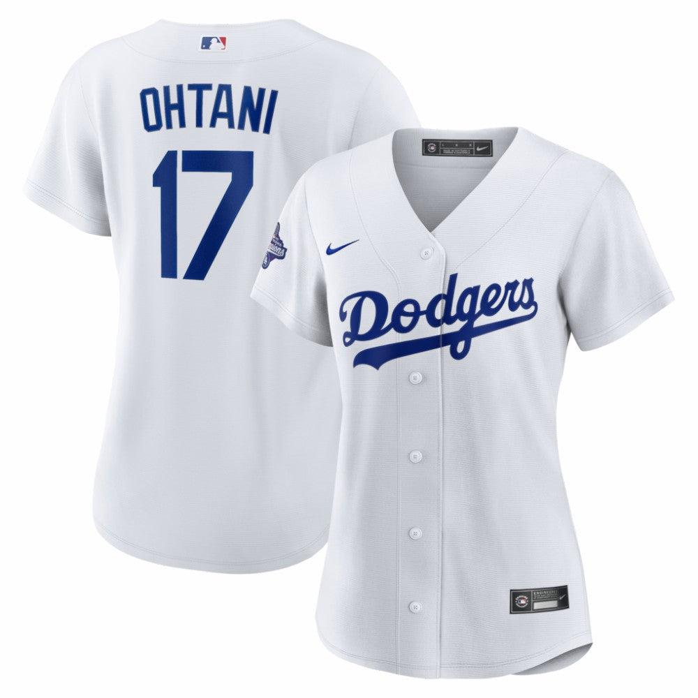 White Shohei Ohtani Los Angeles Dodgers Nike Women's 2025 World Series Champions Home Replica Jersey