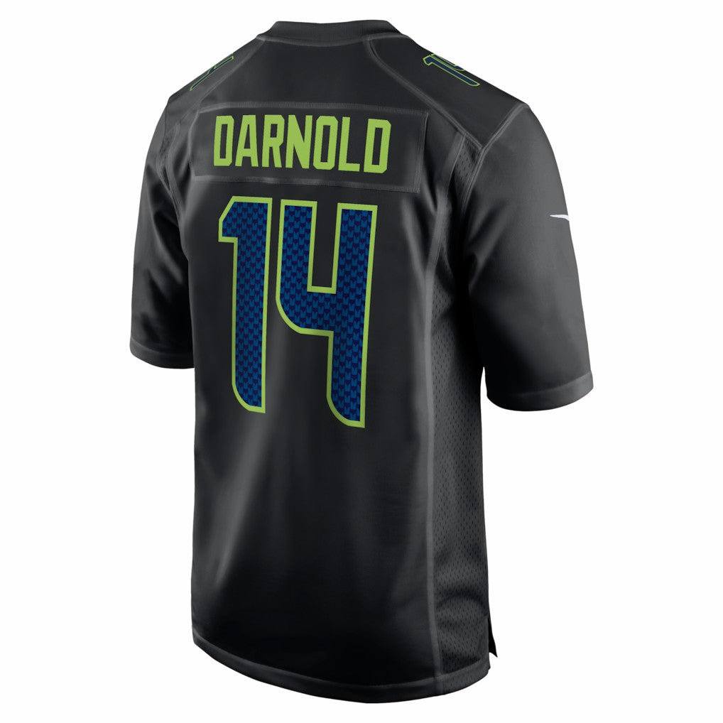 Sam Darnold  Super Bowl LX Patch Carbon Fashion Game Jersey - Seattle Seahawks Jerseys