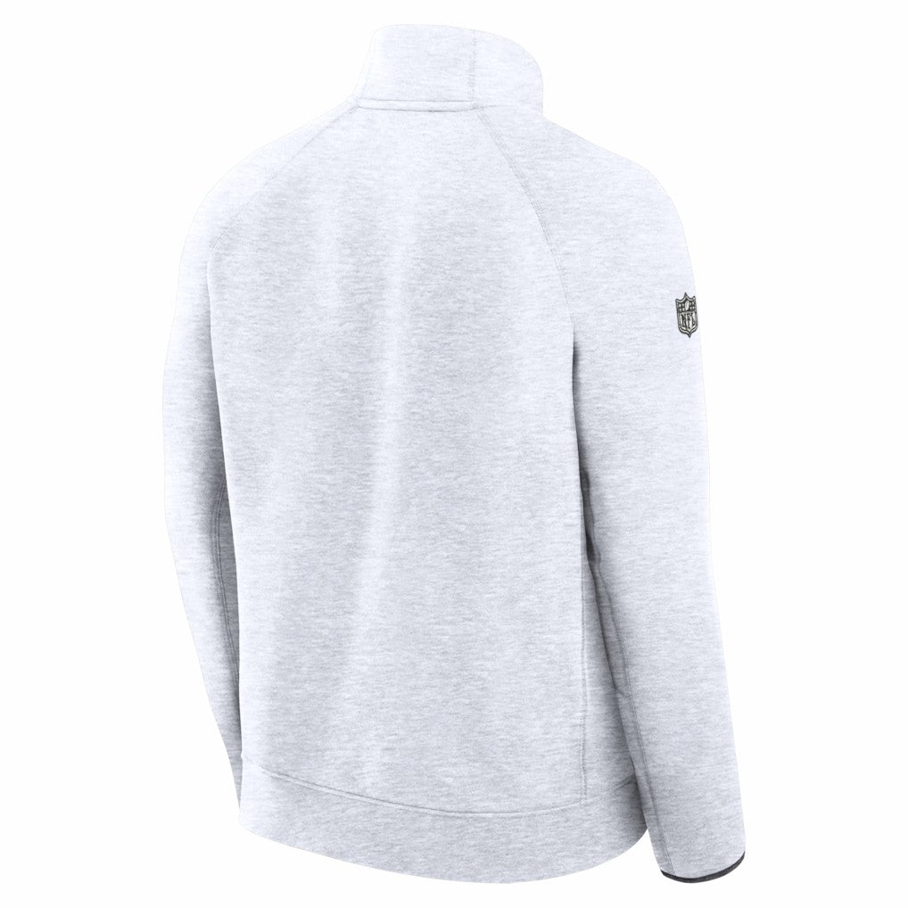 Drake Maye  Super Bowl LX Opening Night Tech Fleece Half-Zip Sweatshirt - New England Patriots Sweatshirts