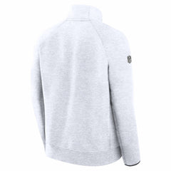 Drake Maye  Super Bowl LX Opening Night Tech Fleece Half-Zip Sweatshirt - New England Patriots Sweatshirts