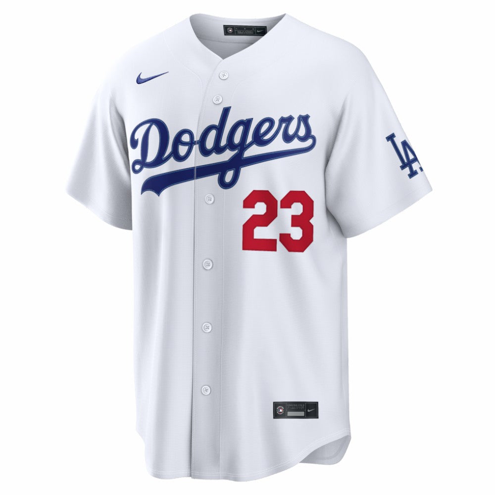 White Kyle Tucker Los Angeles Dodgers Nike Home Stadium Jersey