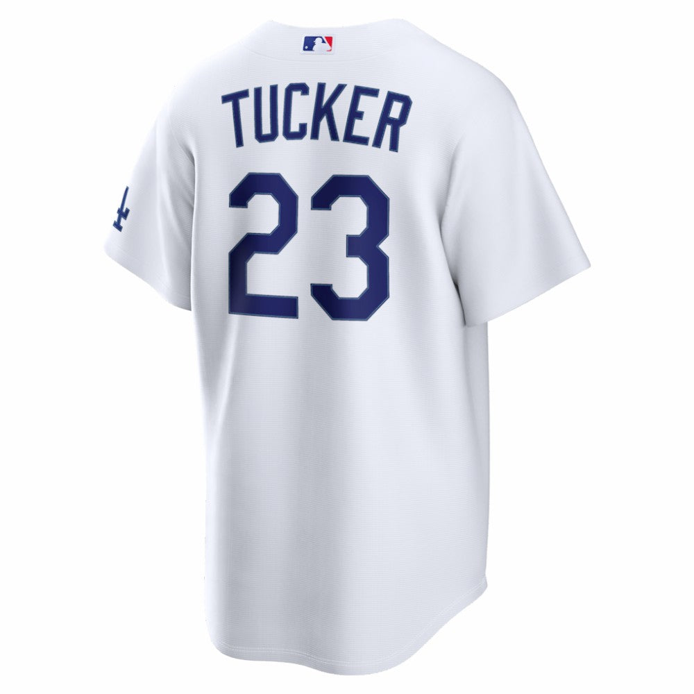 White Kyle Tucker Los Angeles Dodgers Nike Home Stadium Jersey