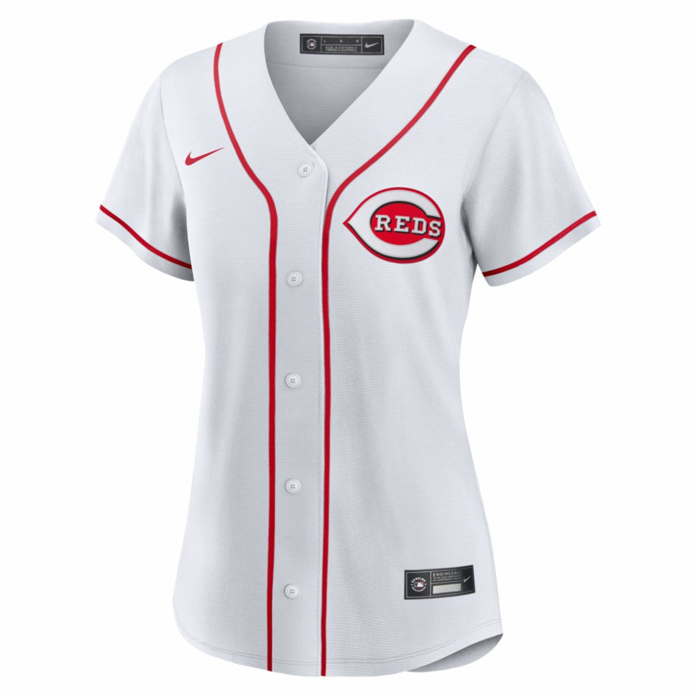 White Eugenio Suárez Cincinnati Reds Nike Women's Home Replica Jersey
