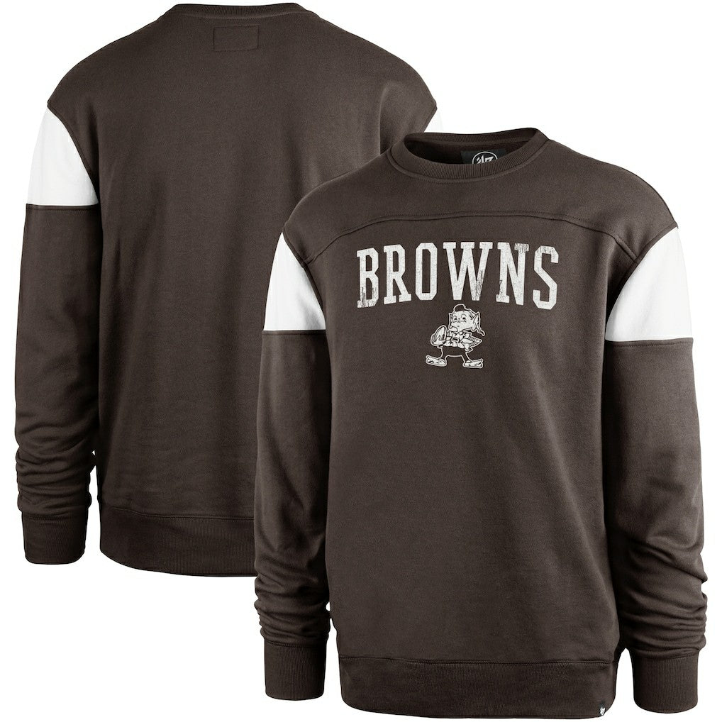 '47 Groundbreaker Onset Pullover Sweatshirt - Cleveland Browns Pullover