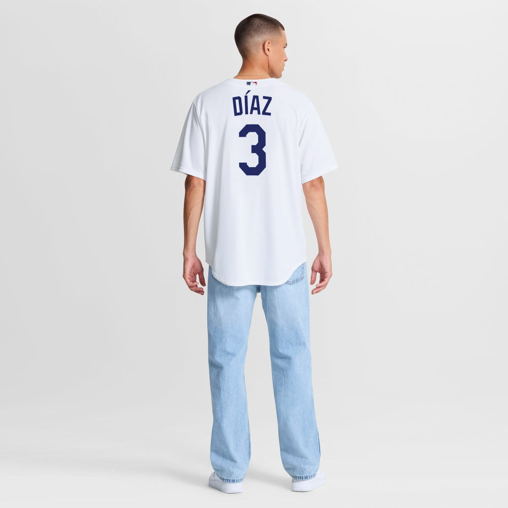 White Edwin Díaz Los Angeles Dodgers Nike Home Replica Jersey