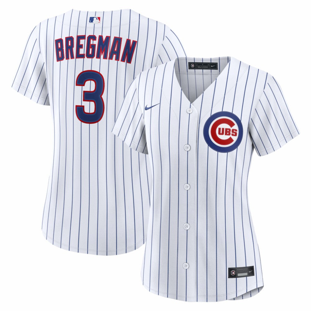 White Alex Bregman Chicago Cubs Nike Women's Home Replica Jersey
