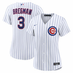 White Alex Bregman Chicago Cubs Nike Women's Home Replica Jersey