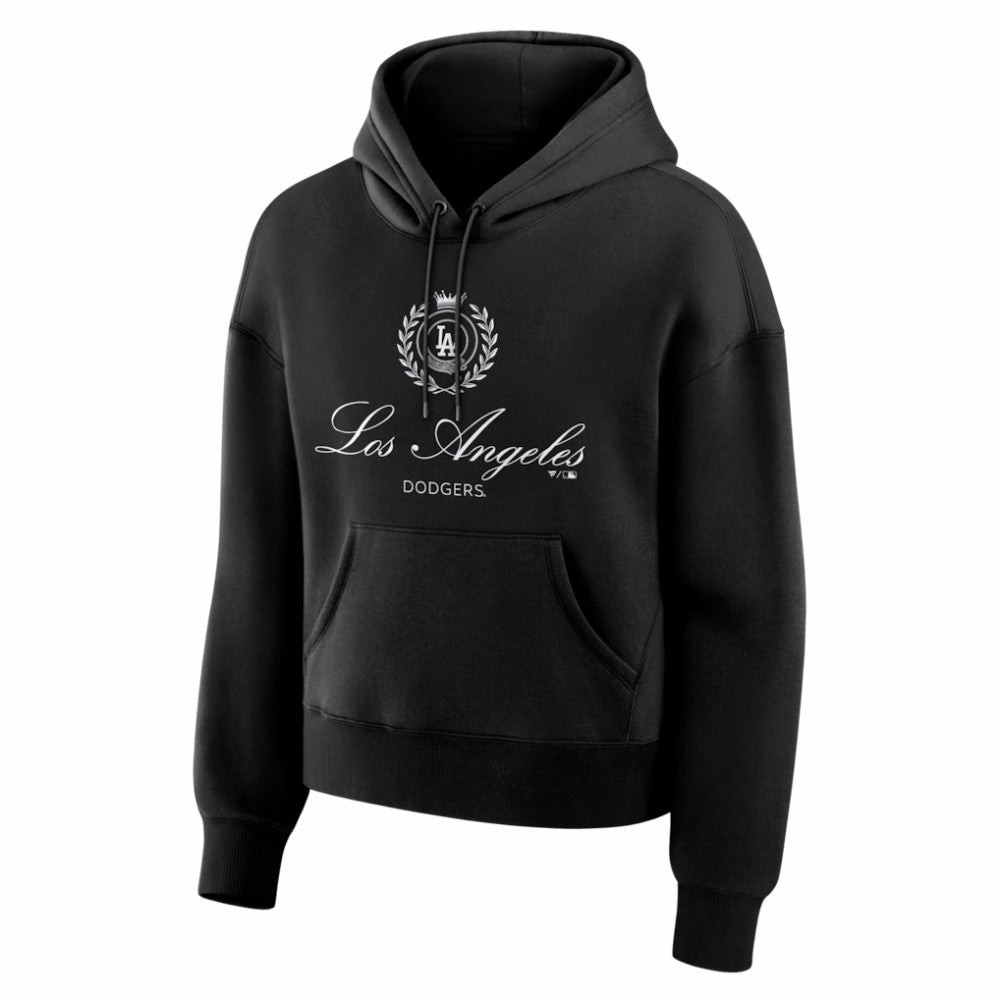 Black Los Angeles Dodgers Fanatics Women's Legacy Fleece Hoodie