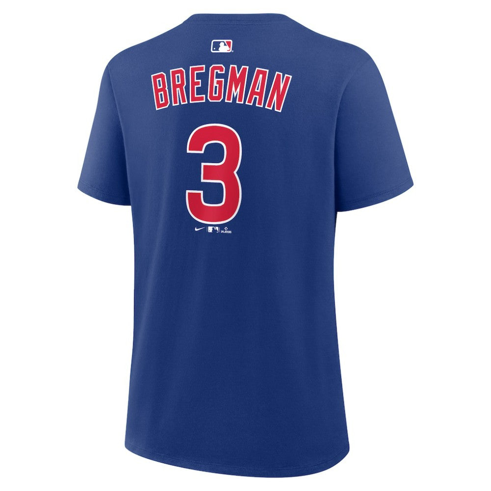 Royal Alex Bregman Chicago Cubs Nike Women's Name & Number T-Shirt