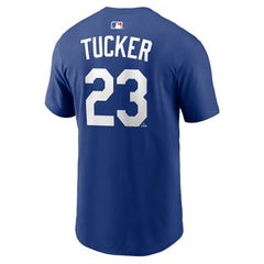 Royal Kyle Tucker Los Angeles Dodgers Nike Name & Number T-Shirt